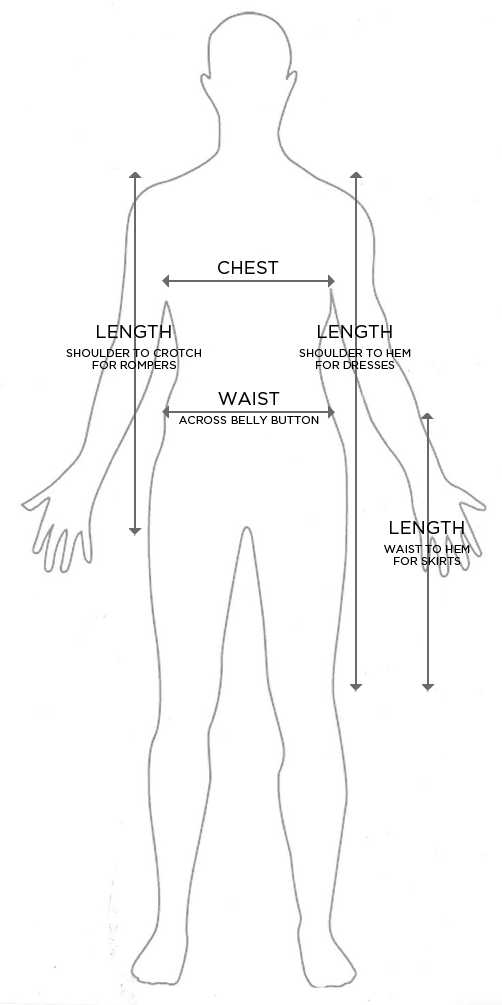 Measurements for sizing