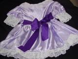 Adult baby/sissy mauve satin dress 