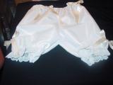 White Duchess Satin Bloomers